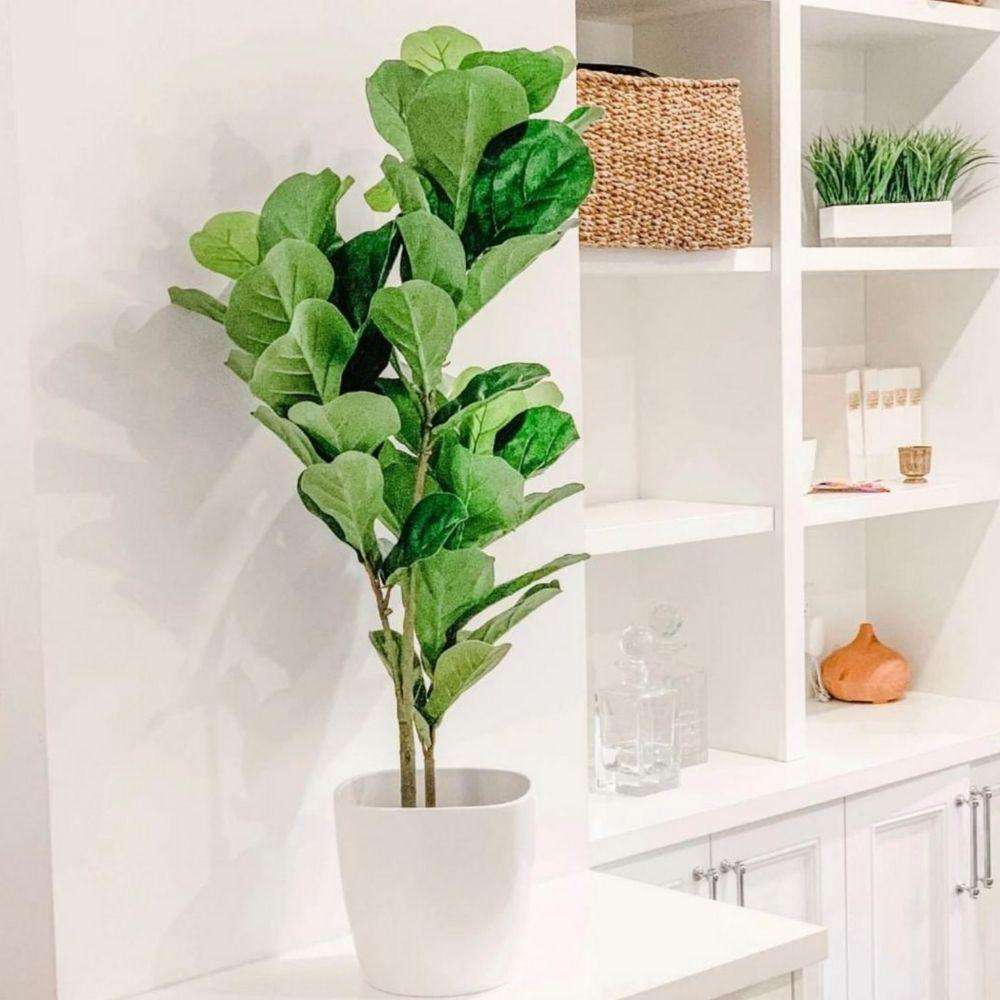 Fafa Artificial Fiddle Leaf Potted Plant (Multiple Sizes)